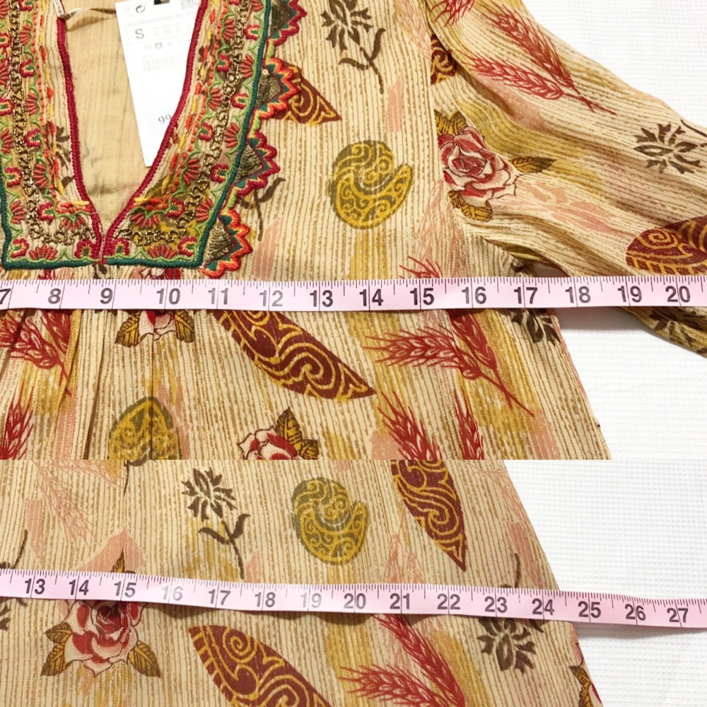 Zara Floral Dress-c2 - Picture 5 of 8